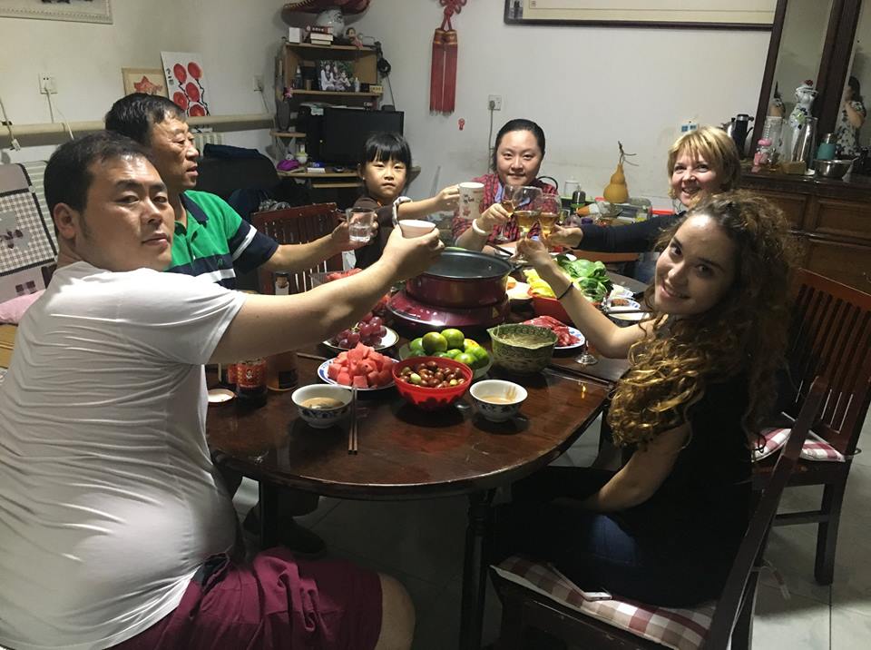 Dinner Time with the Chinese Homestay