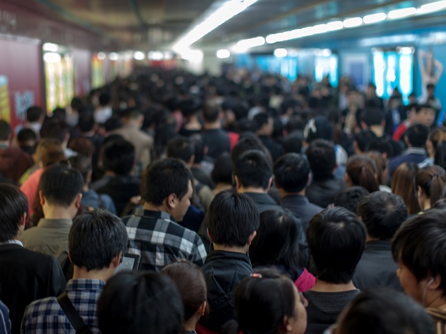 Rush Hour Beijing Metro