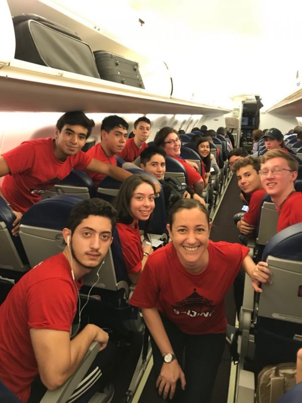 Team Mexico on their way to LTL Summer Camp 2018