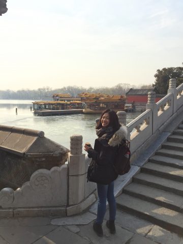 Winkie at the Summer Palace in Beijing